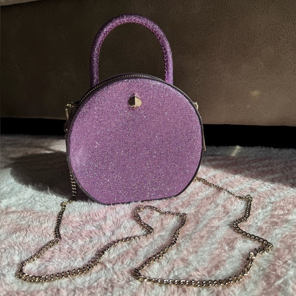 Kate Spade Cross Body Purse Canteen Style Glitter Collection